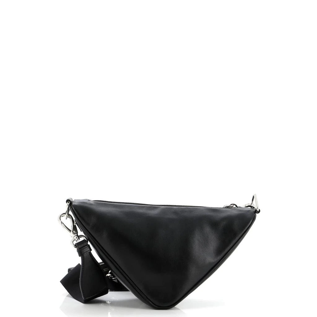 Prada Triangle Logo Zip Crossbody Bag Leather Small 2