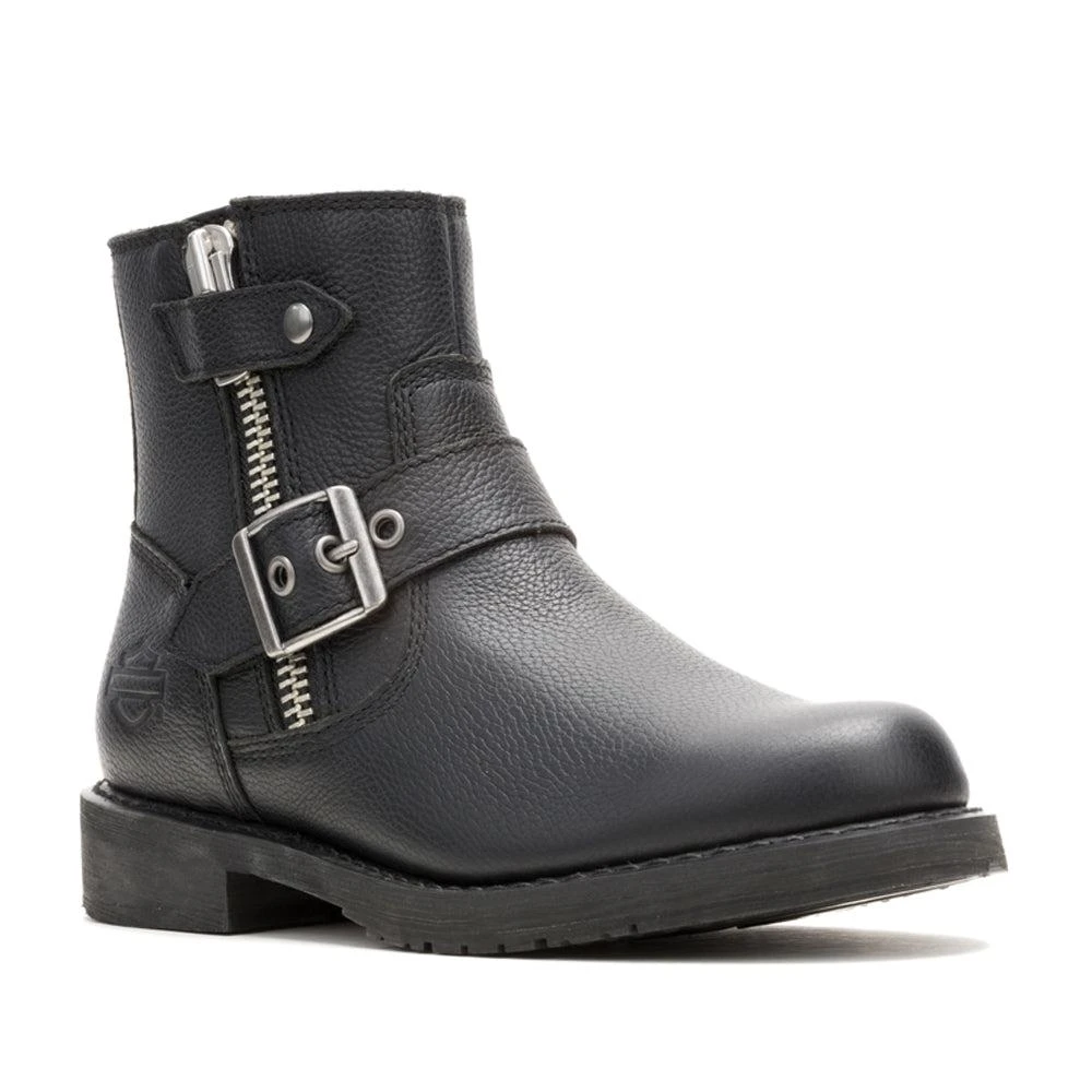 Harley Davidson Addie Zippered Motorcycle Boots 2