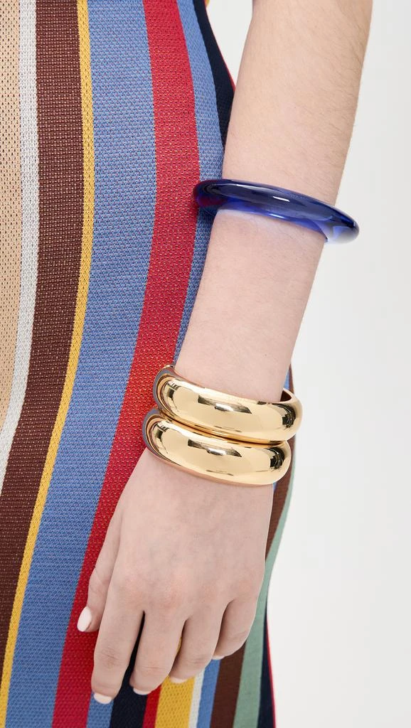 Lizzie Fortunato Ridge Cuff In Electric Blue 2