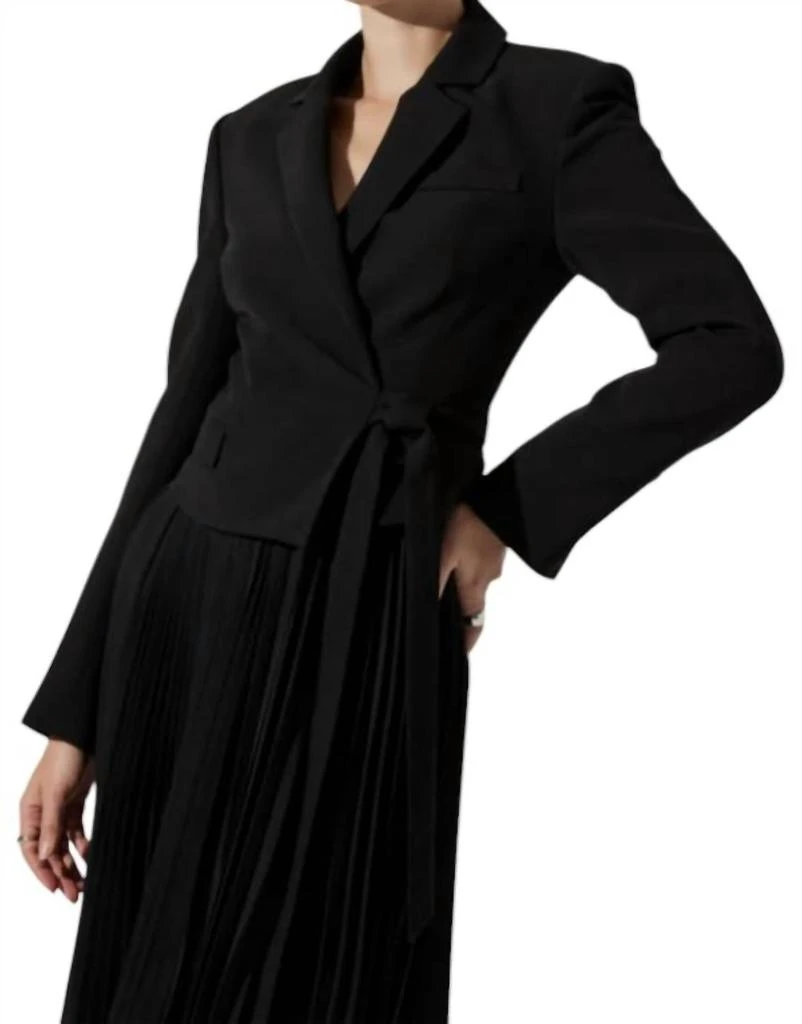 ASTR Sekani Mixed Media Dress In Black 3