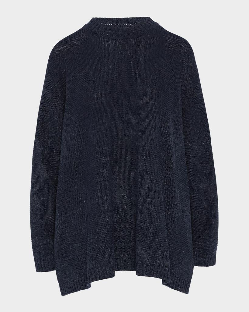 Eskandar 34 Width Round Neck Sweater (Mid Plus)