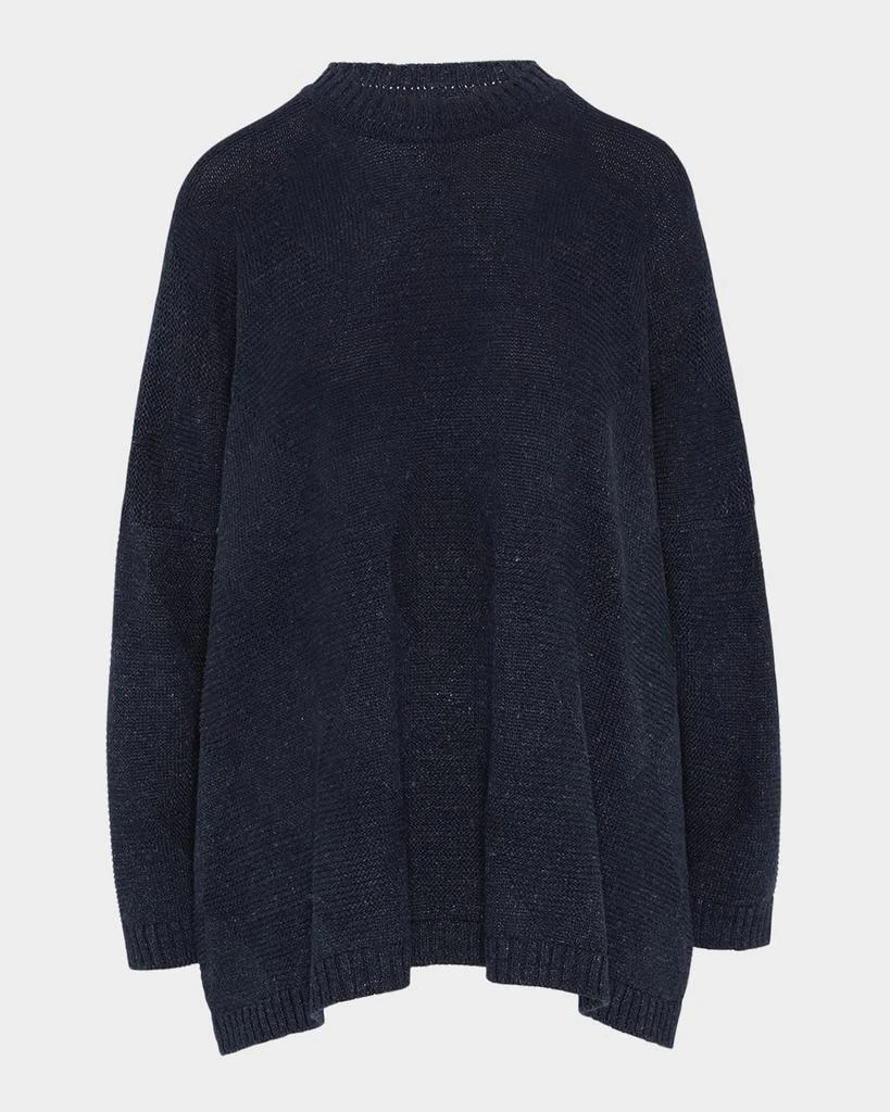 Eskandar 34 Width Round Neck Sweater (Mid Plus) 1