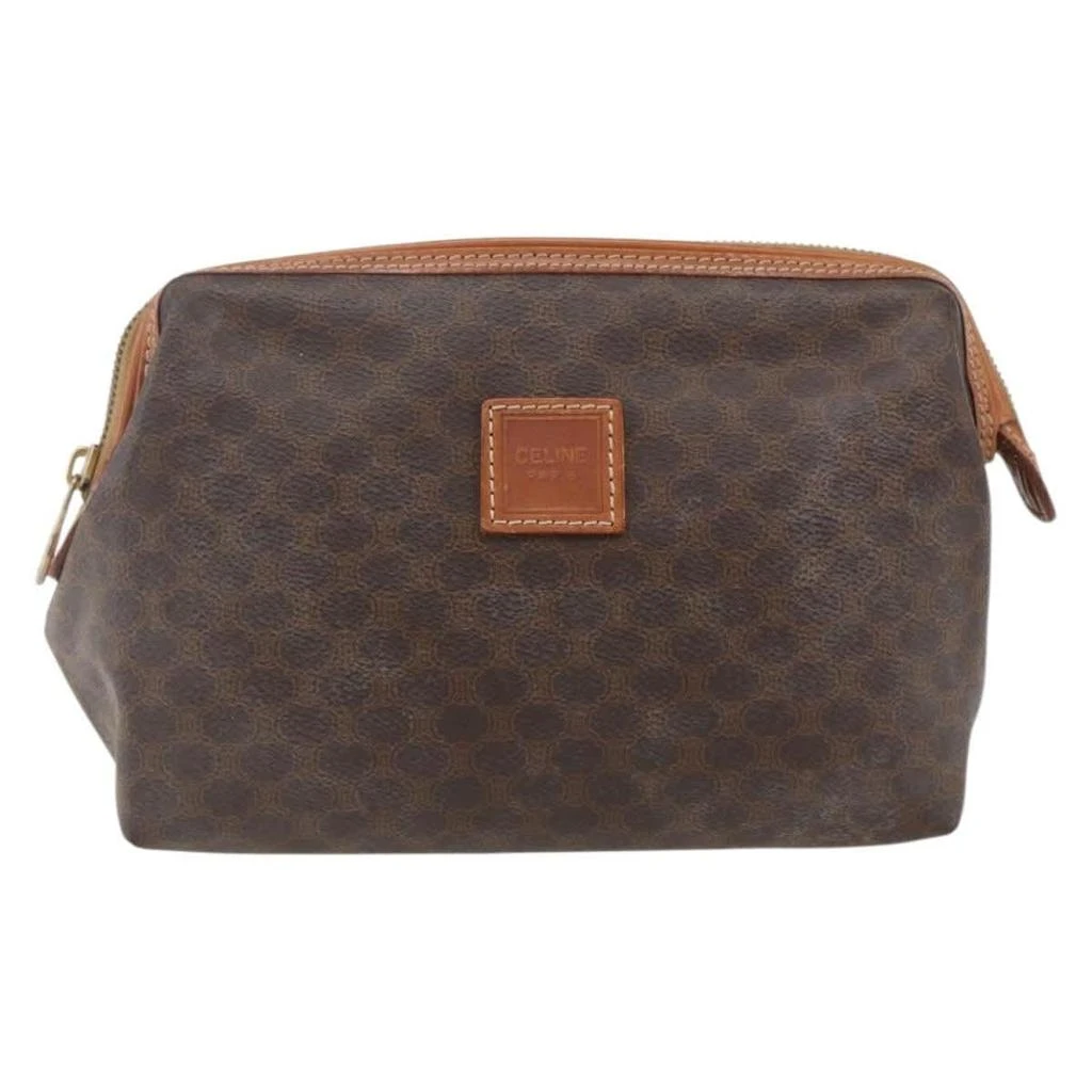 Celine Macadam Pochette Canvas And Leather Canvas Clutche
Pouche Bag (Pre-Owned)