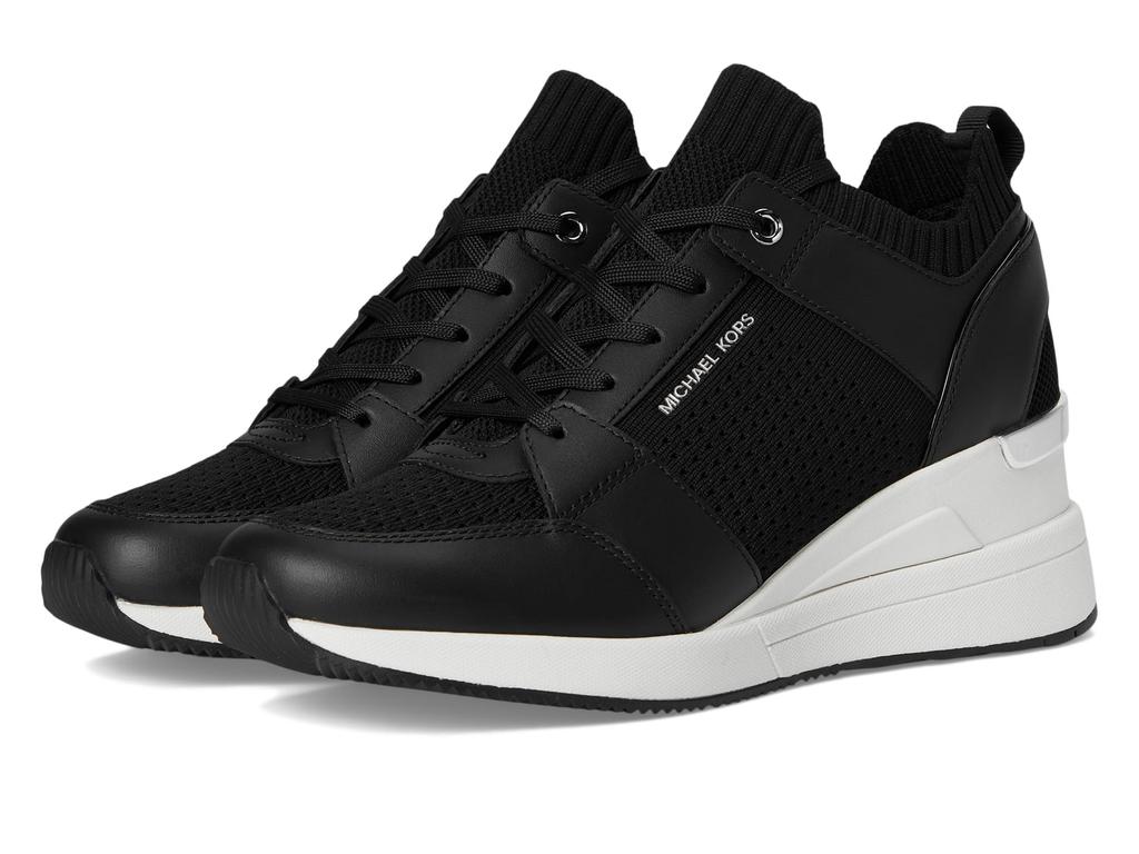 michael kors black and gold trainers