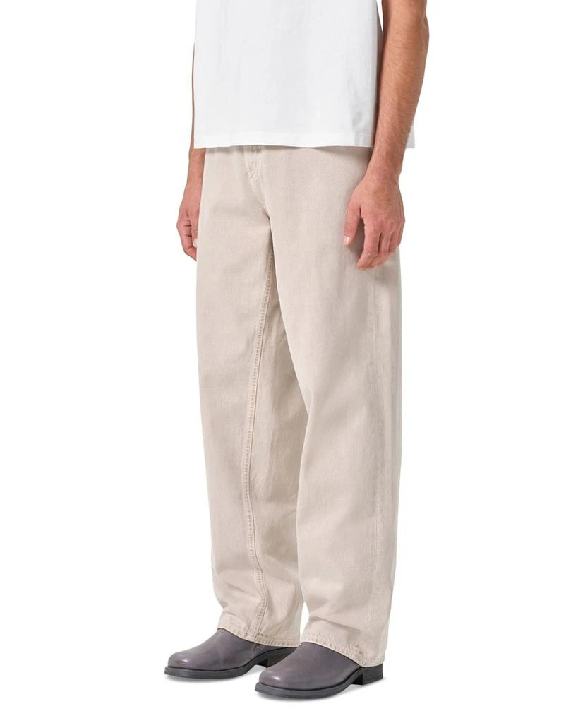 AGOLDE Fusion Relaxed Fit Wide Leg Jeans in Scone Tan 1