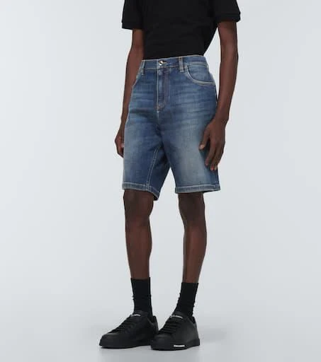 Dolce & Gabbana Bleached denim shorts 3