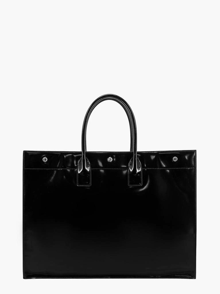 Yves Saint Laurent Patent leather handbag with embossed logo 2