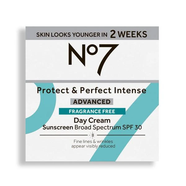 No7 Protect & Perfect Intense Advanced Fragrance Free Day Cream SPF 30 4