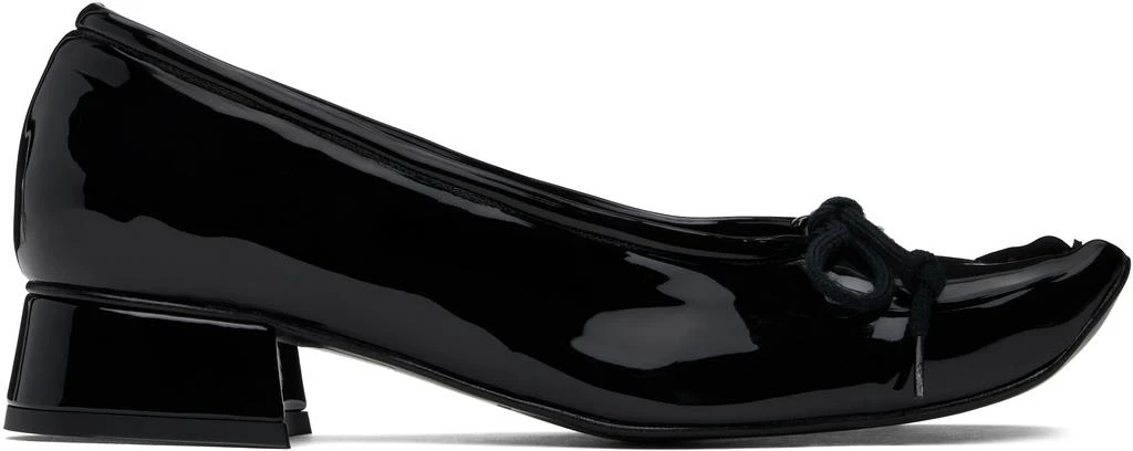PAULA CANOVAS DEL VAS Black Diablo Ballerina Flats 1