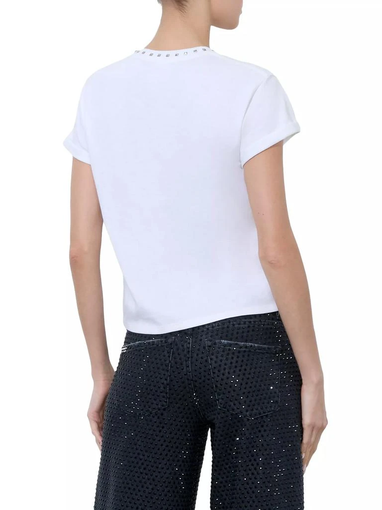 Alice + Olivia Berk Studded Rolling Stones T-Shirt 5