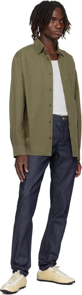 A.P.C. Khaki Malo Shirt 4