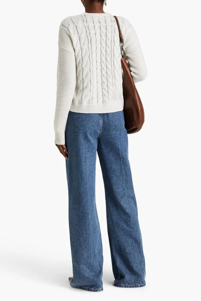 Autumn Cashmere Cable-knit cashmere sweater 3