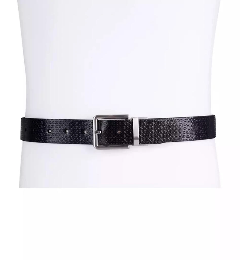 Calvin Klein Men's Micro Logo Strap Reversible Casual Belt 4