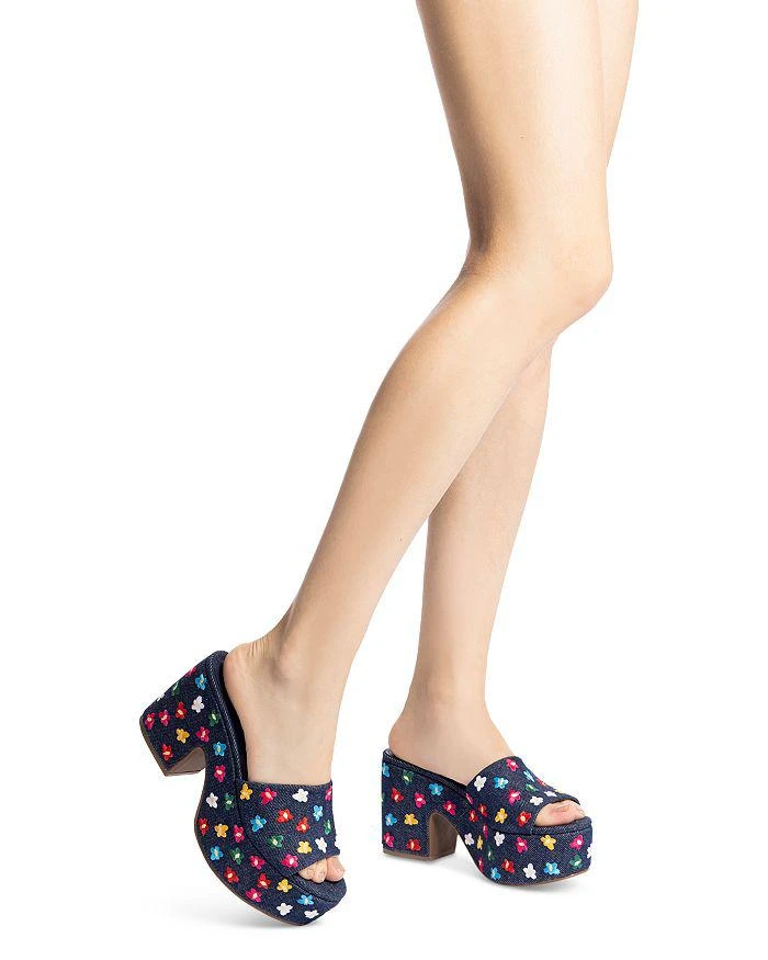 Larroudé Women's Miso Slip On Platform Sandals 2