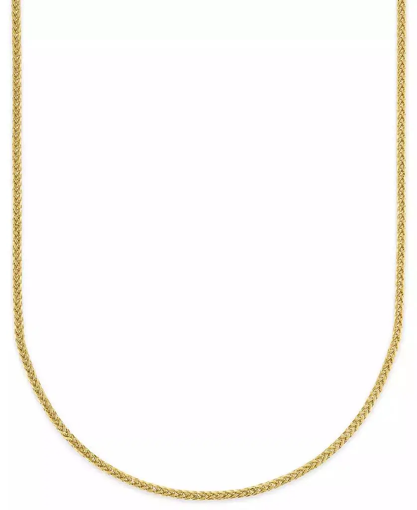 Macy's Diamond Cut Palmier Chain Necklace in 10k Yellow Gold