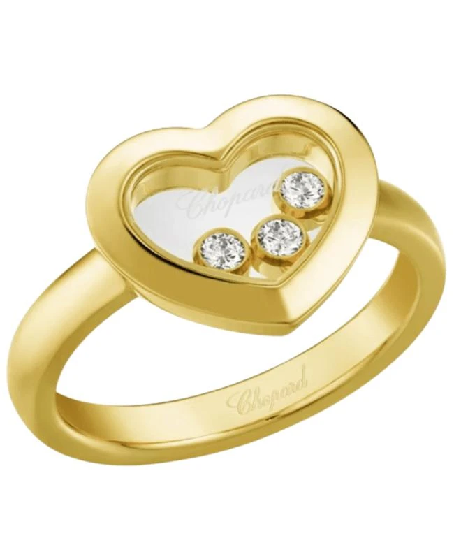 Chopard Chopard Happy Diamonds Icons 18K Yellow Gold and Diamond Women's Ring 82A611-0000 1