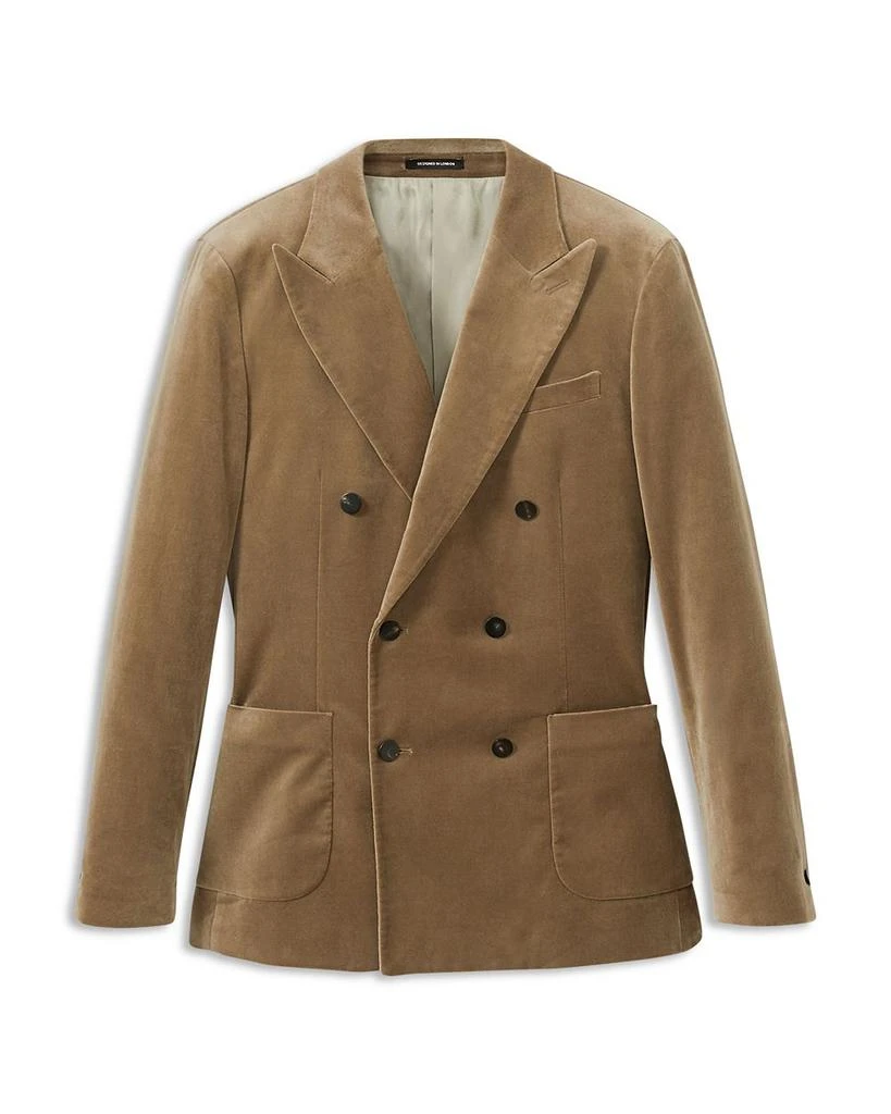 REISS Royale Velvet Regular Fit Double Breasted Peak Lapel Blazer 7