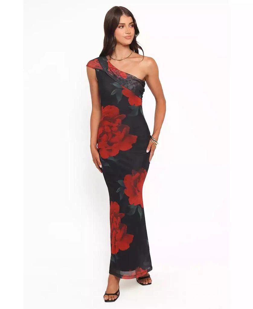 navy blue strapless midi dress Annalise Navy Bandeau Skater Midi Dress – Club L London