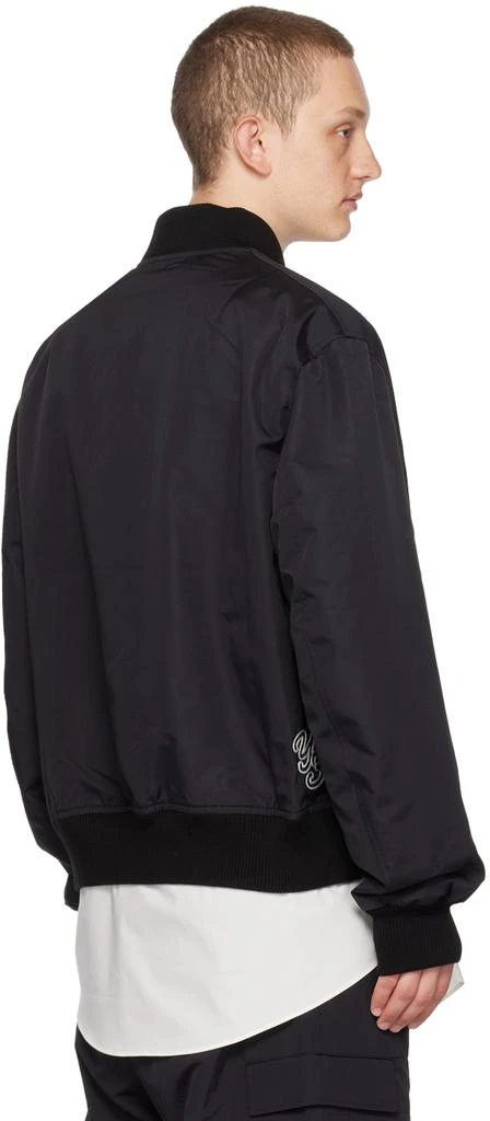 Y-3 Black Team Bomber Jacket 3