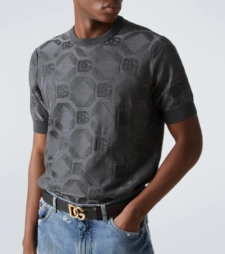 Dolce 
Gabbana DG jacquard silk top 5