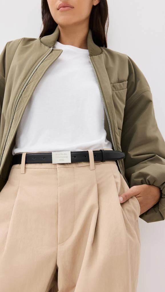 Acne Studios Engraved Logo Leather Belt 2