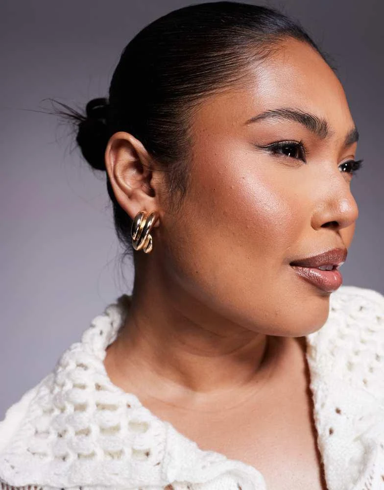 8 Other Reasons 8 Other Reasons hoop earrings in gold 1