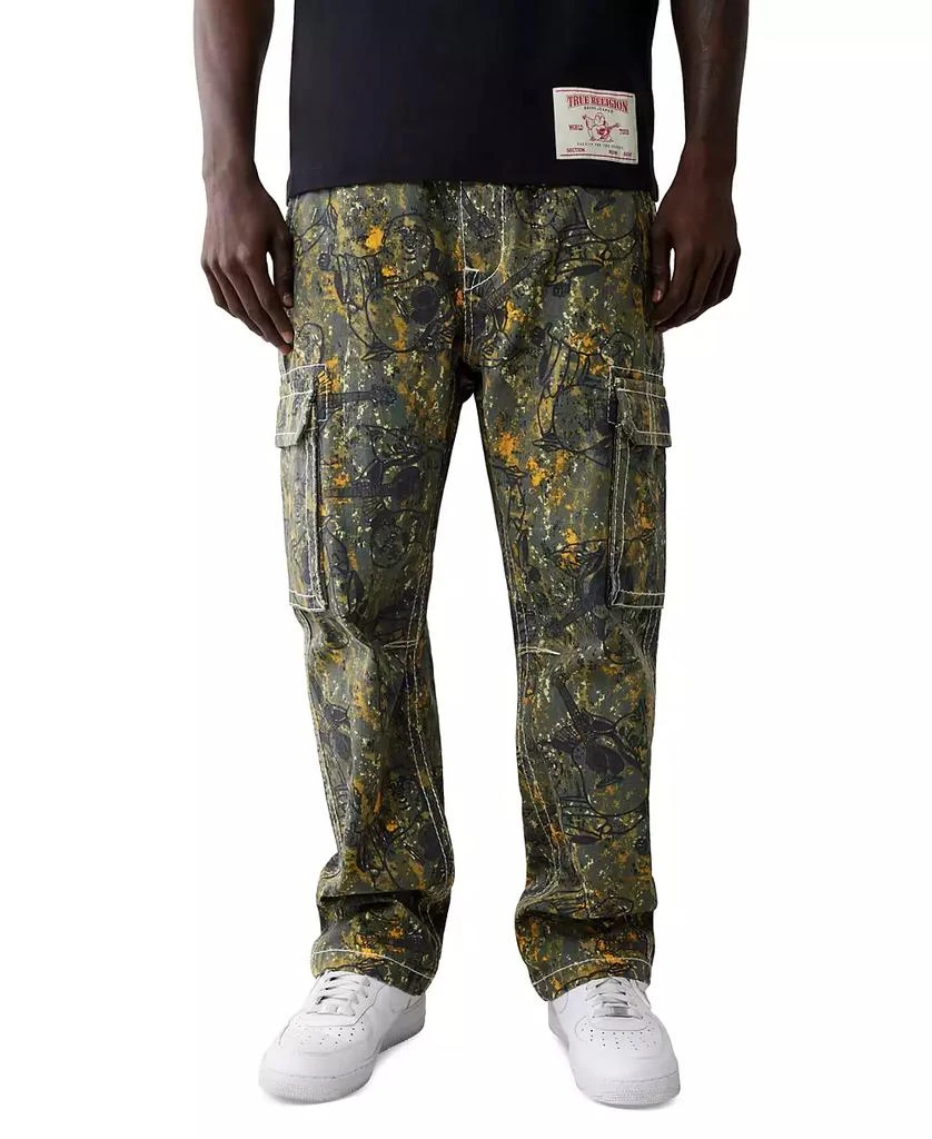 True Religion Men's Big T Relaxed-Fit Buddha Camo Cargo Pants 1