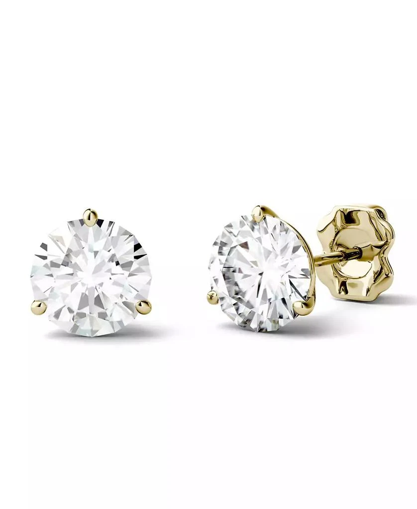Charles & Colvard Moissanite Martini Stud Earrings (1 ct. t.w. Diamond Equivalent) in 14k white or yellow gold 1