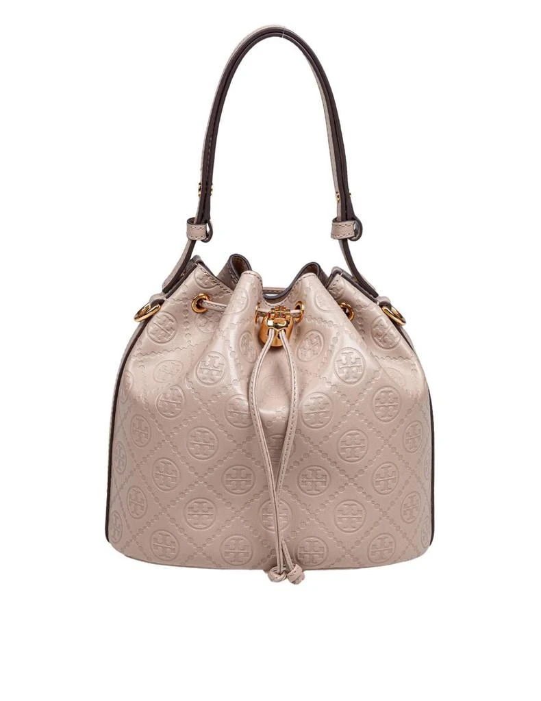 Tory Burch Tory Burch Monogram Leather Bucket Bag 1
