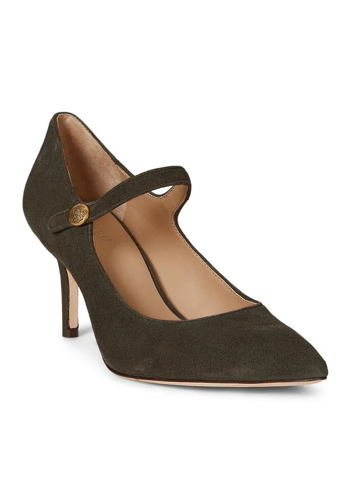 Ralph Lauren Lanette Suede Mary Jane Pumps 1
