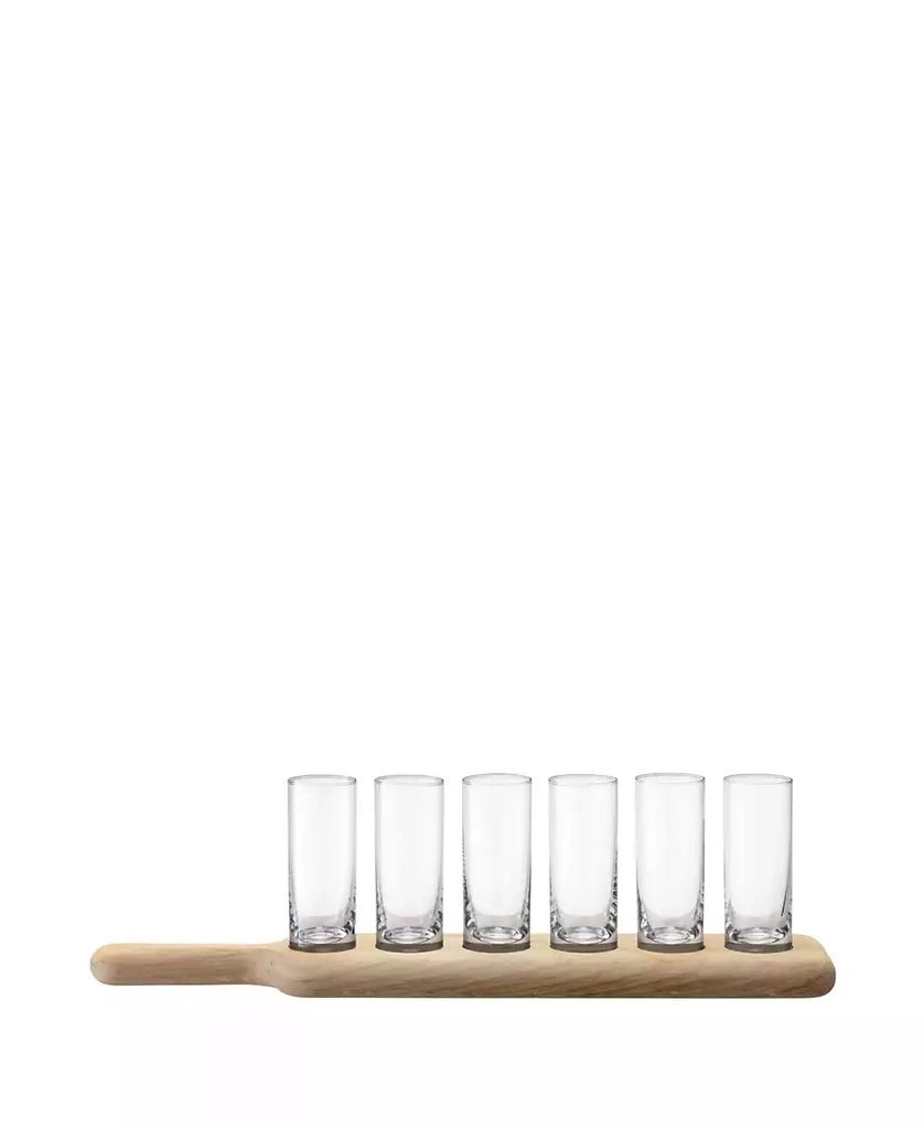 LSA International Paddle Shot Set Oak Paddle Clear, 3.5oz 1