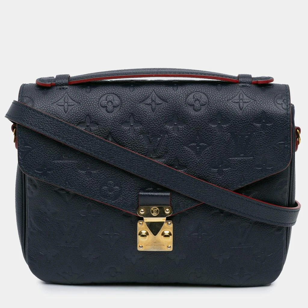 Louis Vuitton Louis Vuitton Navy Blue Monogram Empreinte Pochette Metis 1
