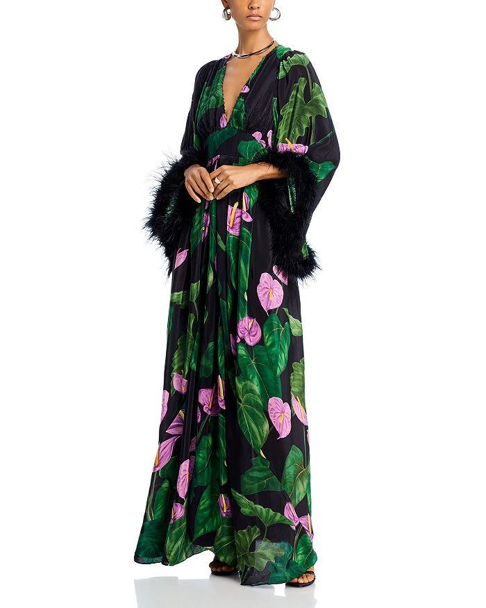 Farm Rio Anthurium Caftan 1