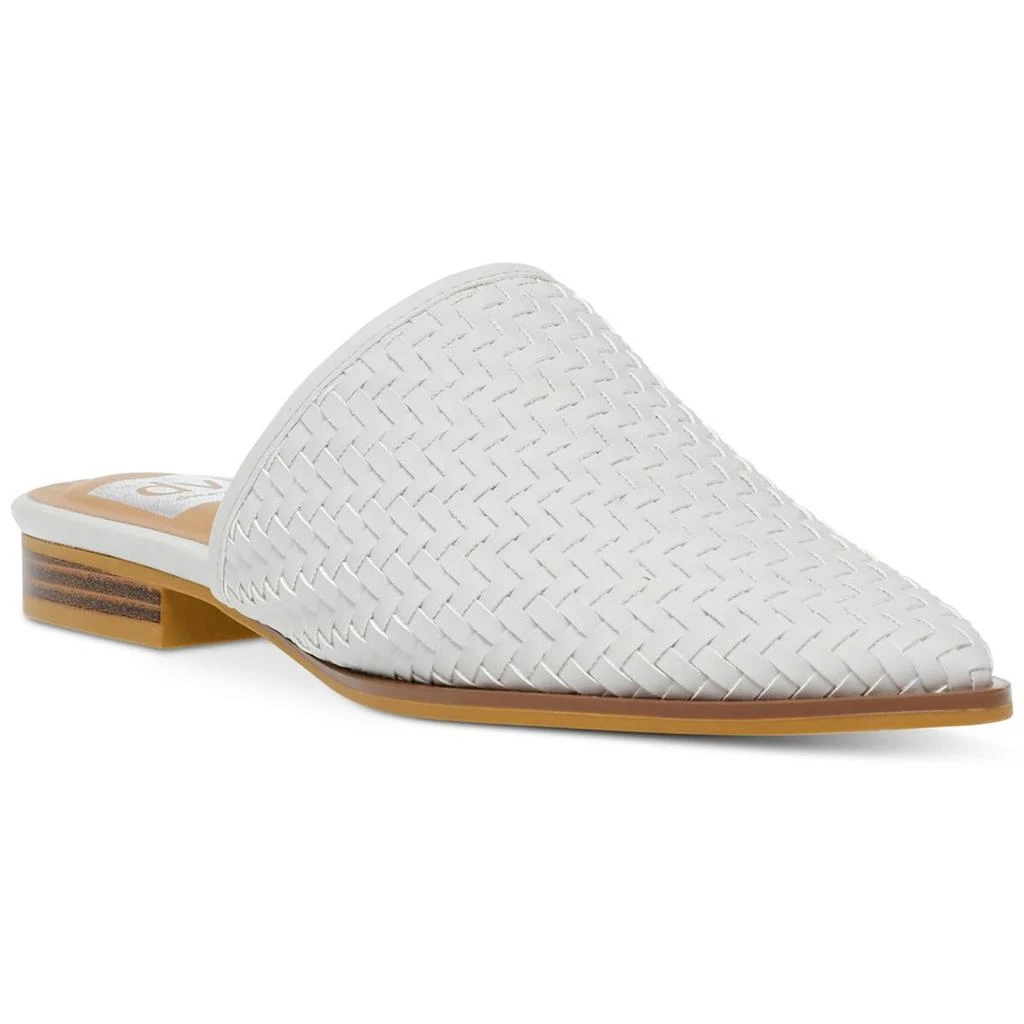 Dolce Vita Isobel Womens Faux Leather Woven Mules 1