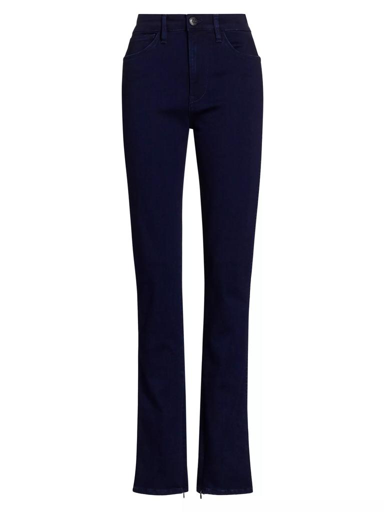 3x1 Kaya High-Rise Stretch Skinny Split-Hem Jeans