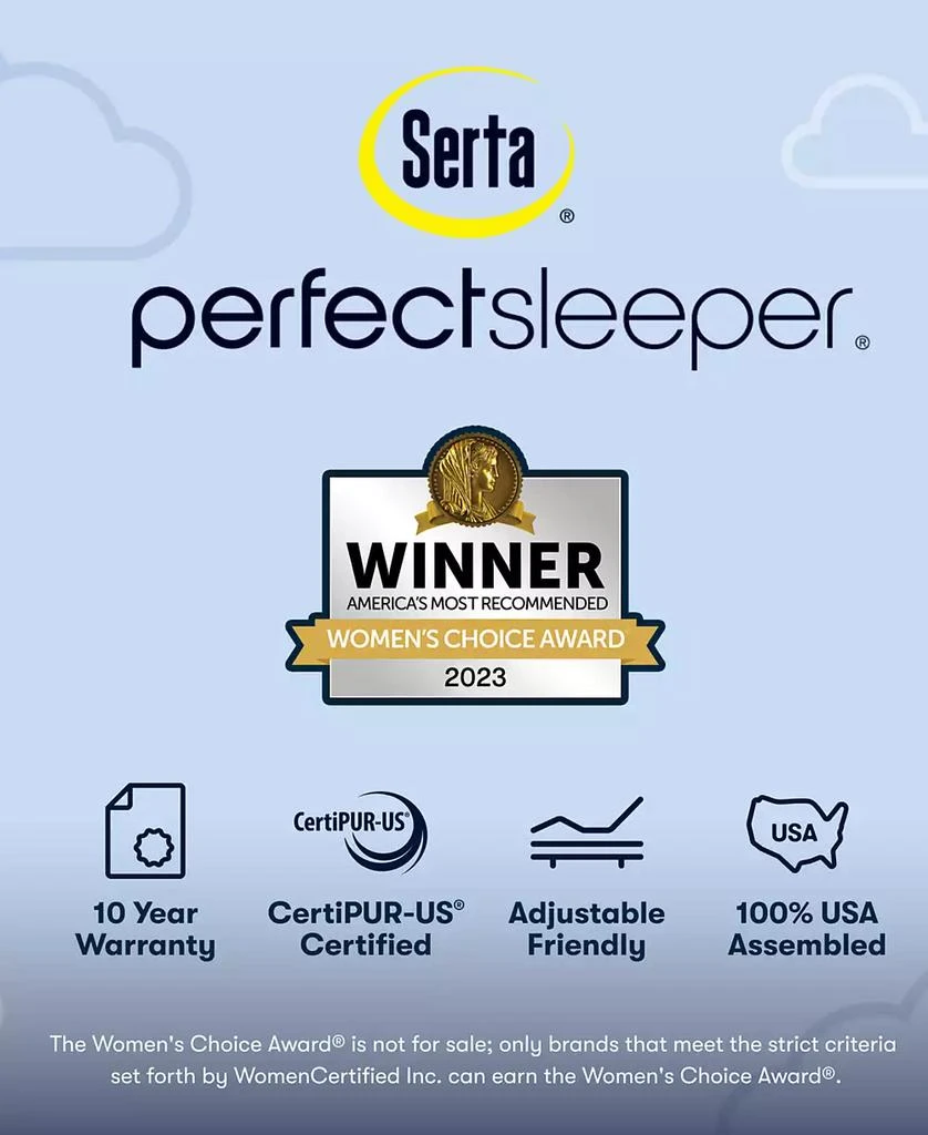 Serta CLOSEOUT! Perfect Sleeper Blue Lagoon Night 14" Plush Pillow Top Mattress Collection 13