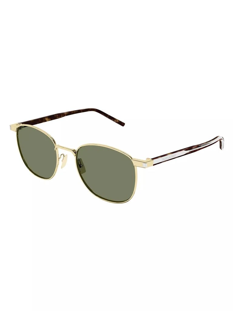 Yves Saint Laurent Thin Naked Wire Core SL 747 Panthos 51MM Oval Sunglasses 1