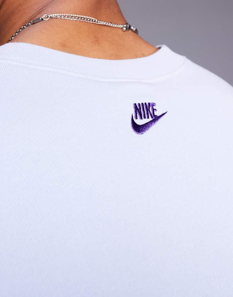 nike club lilac sweatshirt