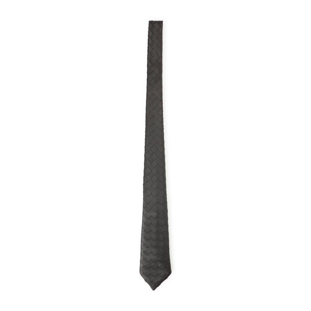 Bottega Veneta Bottega Veneta Intrecciato Pointed-Tip Tie