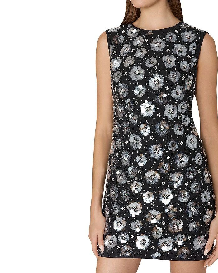 Milly Ivette Fleur Paillette Shift Dress 5
