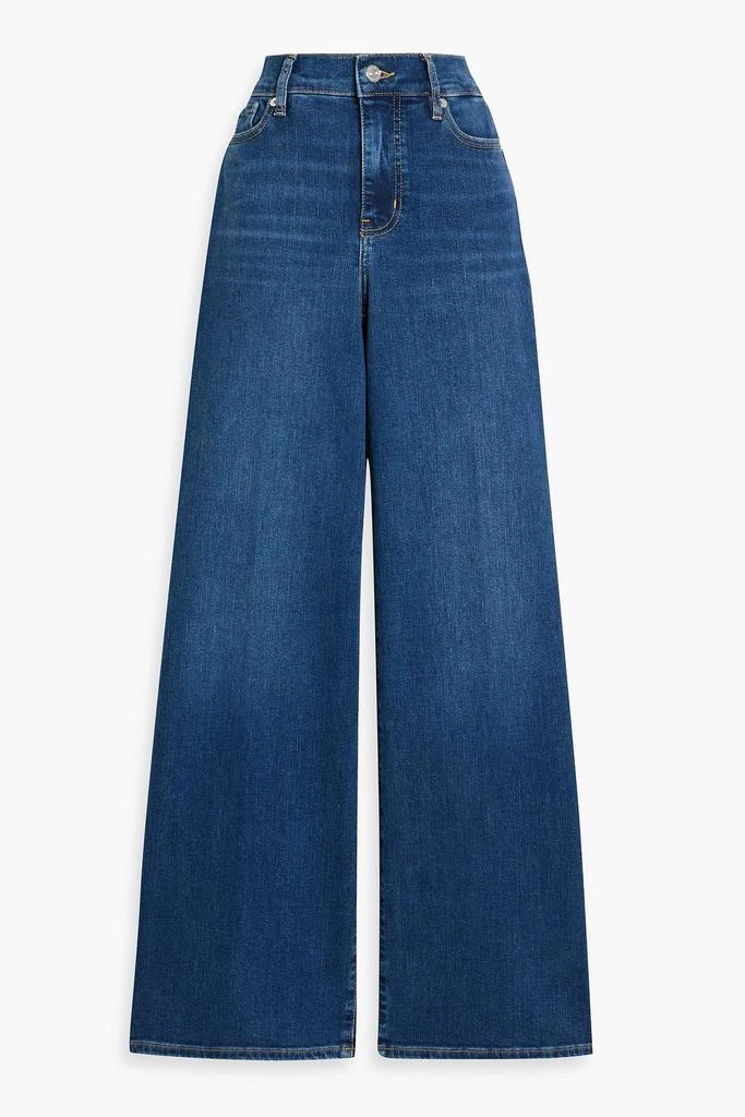 FRAME Le Slim Palazzo high-rise wide-leg jeans