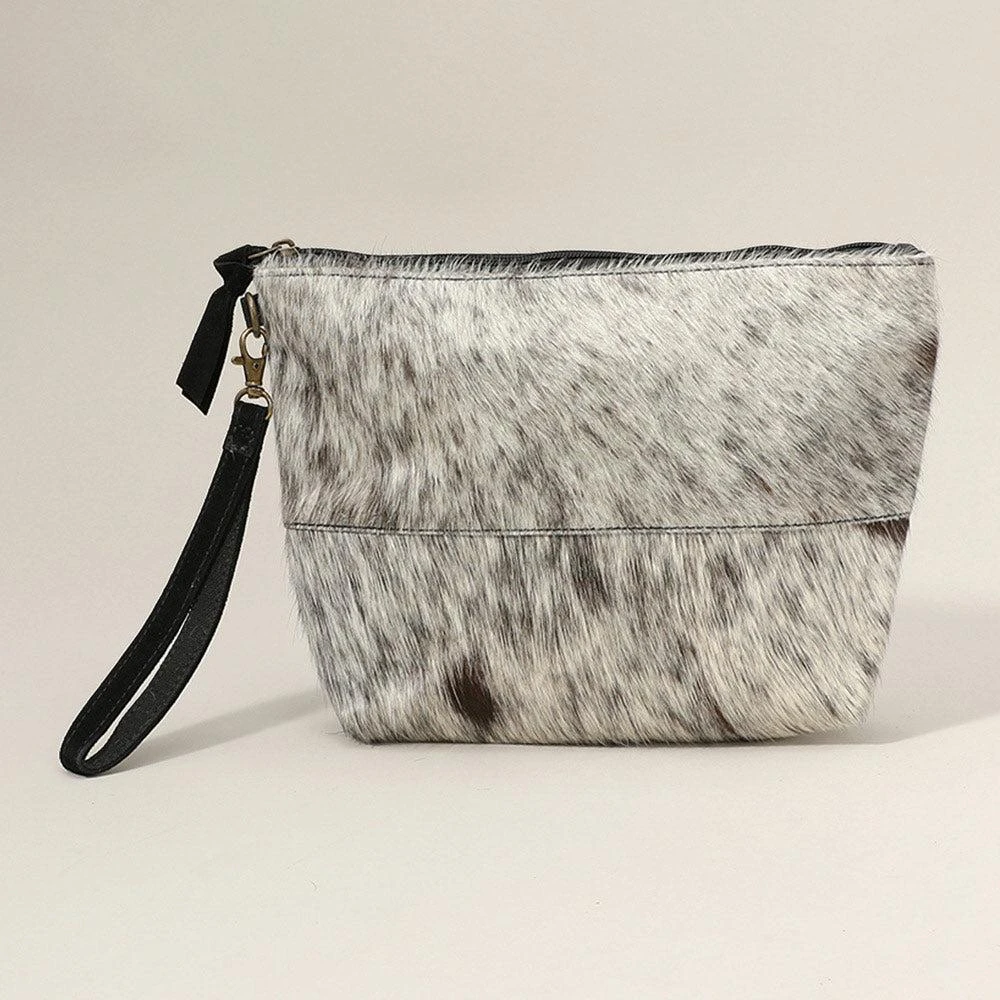 FASHNZFAB Animal Patterned Genuine Leather Clutch Bag