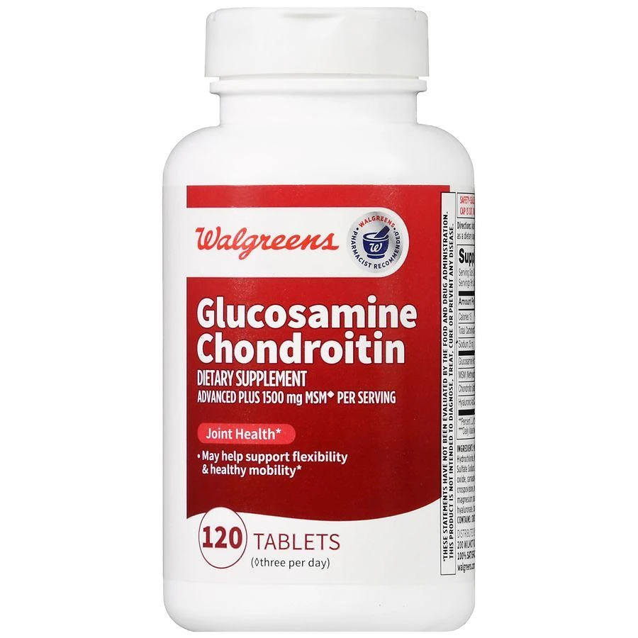 Walgreens Glucosamine Chondroitin Advanced Plus 1500 mg MSM Tablets (40 days) 2