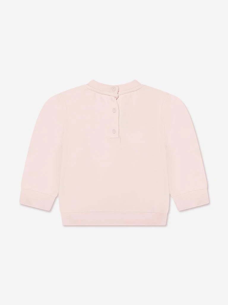 Fendi Kids Fendi Baby Girls Logo Sweatshirt in Pink 2