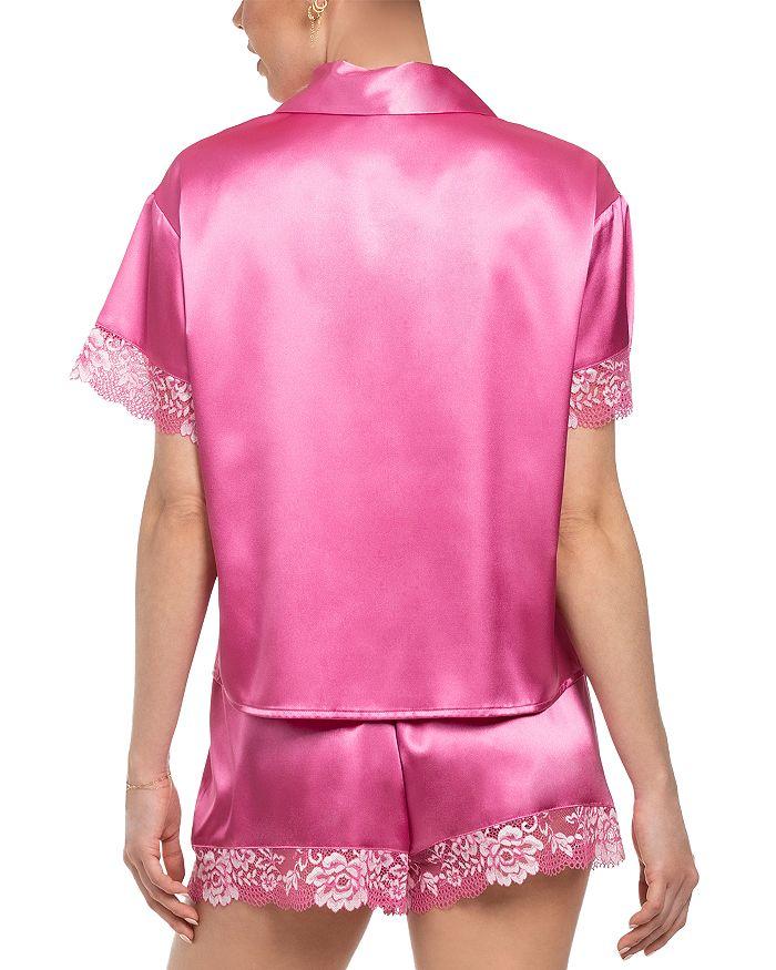 In Bloom Satin Floral Lace Shortie Pajama Set