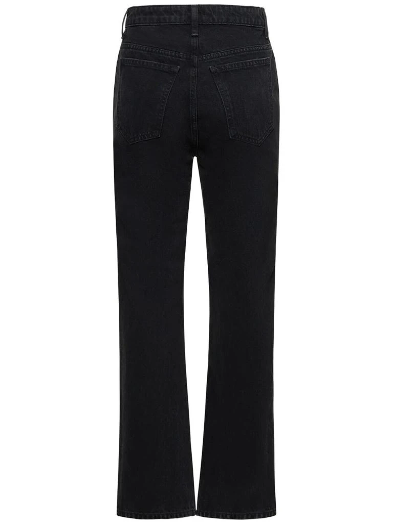 Khaite Abigail High Rise Straight Jean 4