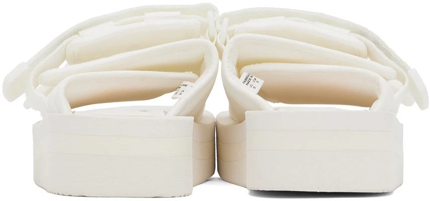Suicoke White MOTO-VPO Sandals 2