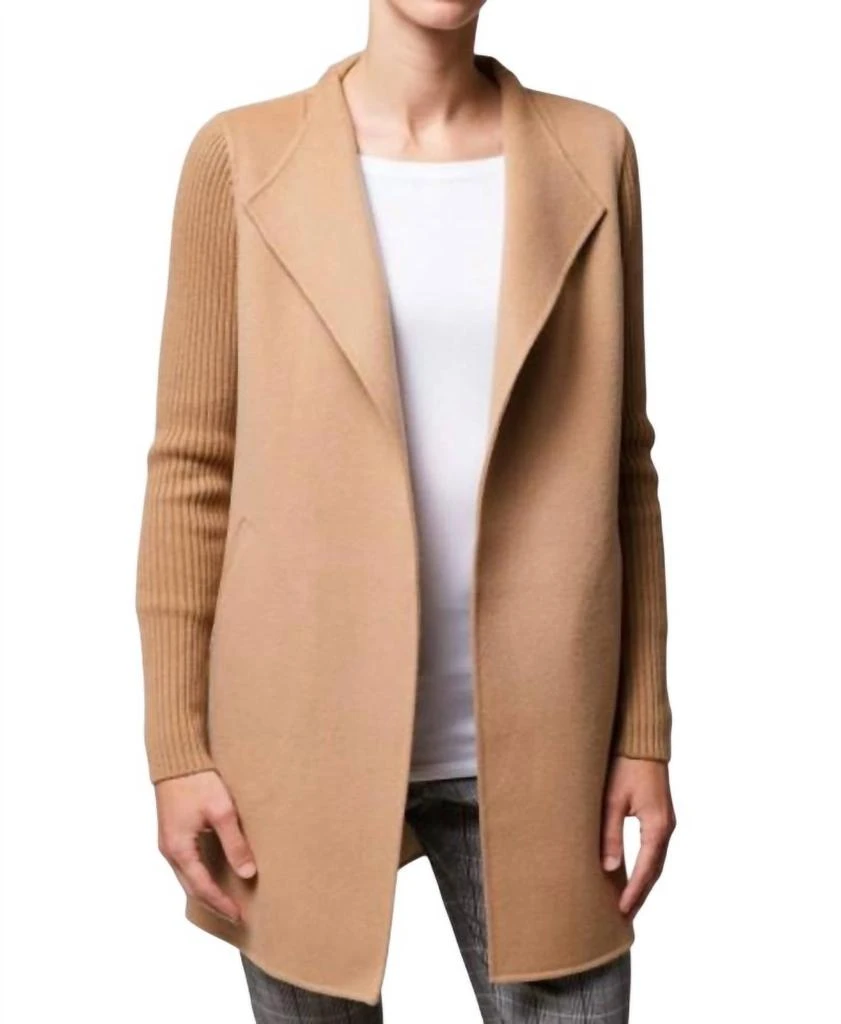 Kinross Kinross - Rib Sleeve Coat 1