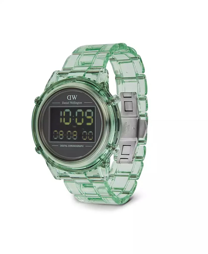 Daniel Wellington Men's Chronograph Green Plastic Watch, 42mm 5