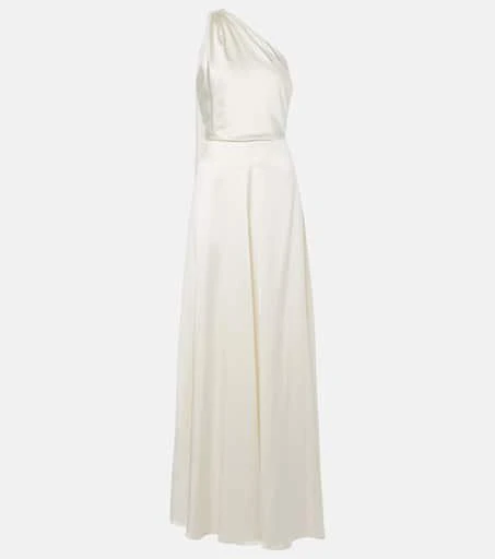 Max Mara Bridal Pamela draped silk satin gown 1